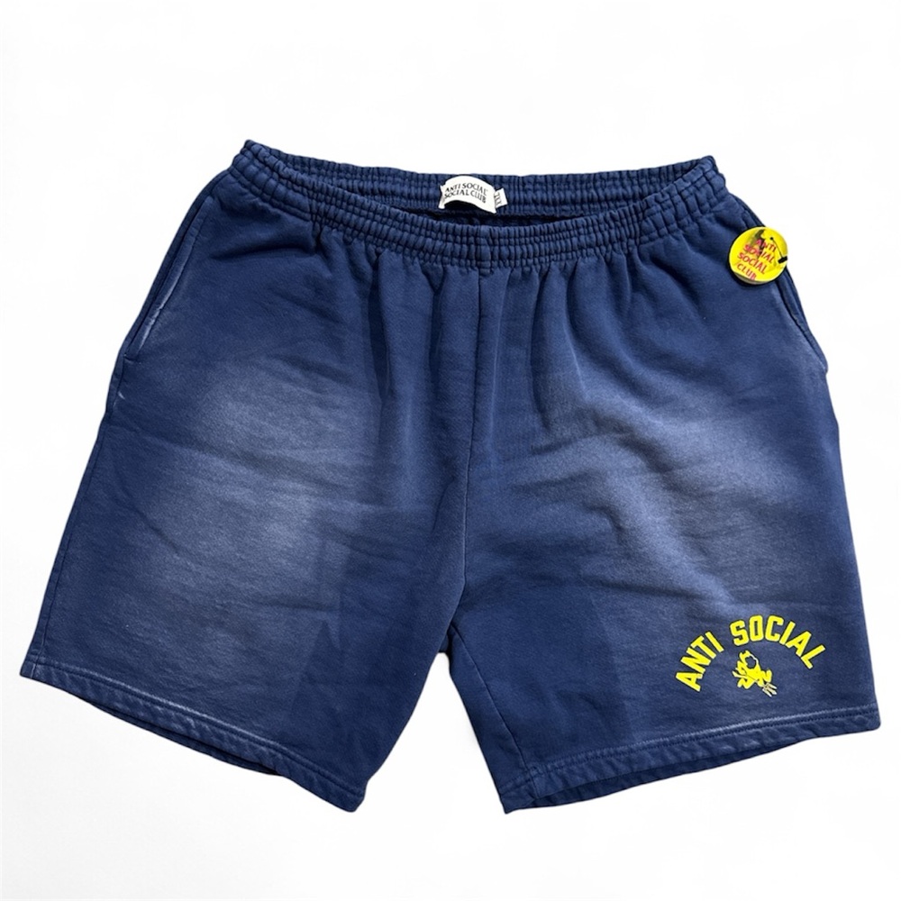Anti Social Social Club Devils Playground
Vintage Wash Navy Shorts
